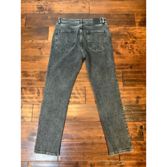 Anine Bing Black Acid Charcoal Denim Frida Jeans NWT $229, Size 31 - Picture 6 of 7